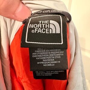 The North Face Vibrant Orange and Gray Jacket